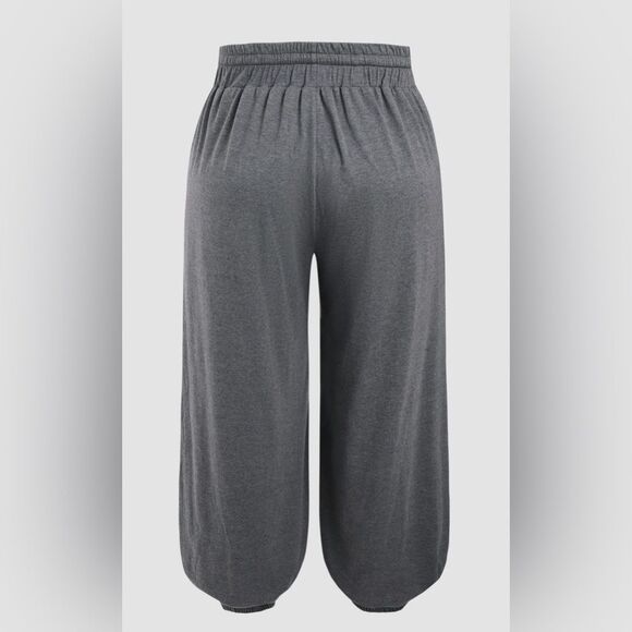 NWT!! SOLID KNOTTED JERSEY TROUSERS CURVE & PLUS From Cider, Comfy AND Sleek - Picture 3 of 15